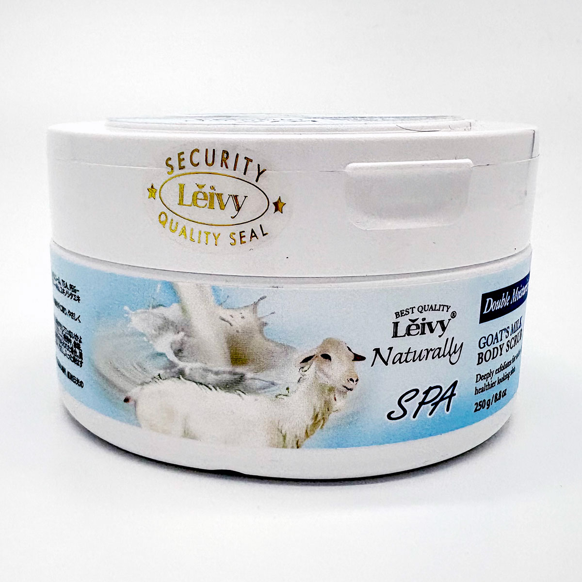 GOAT'S MILK BODY SCRUB Deeply exfoliates for softer & healthier looking skin 250g