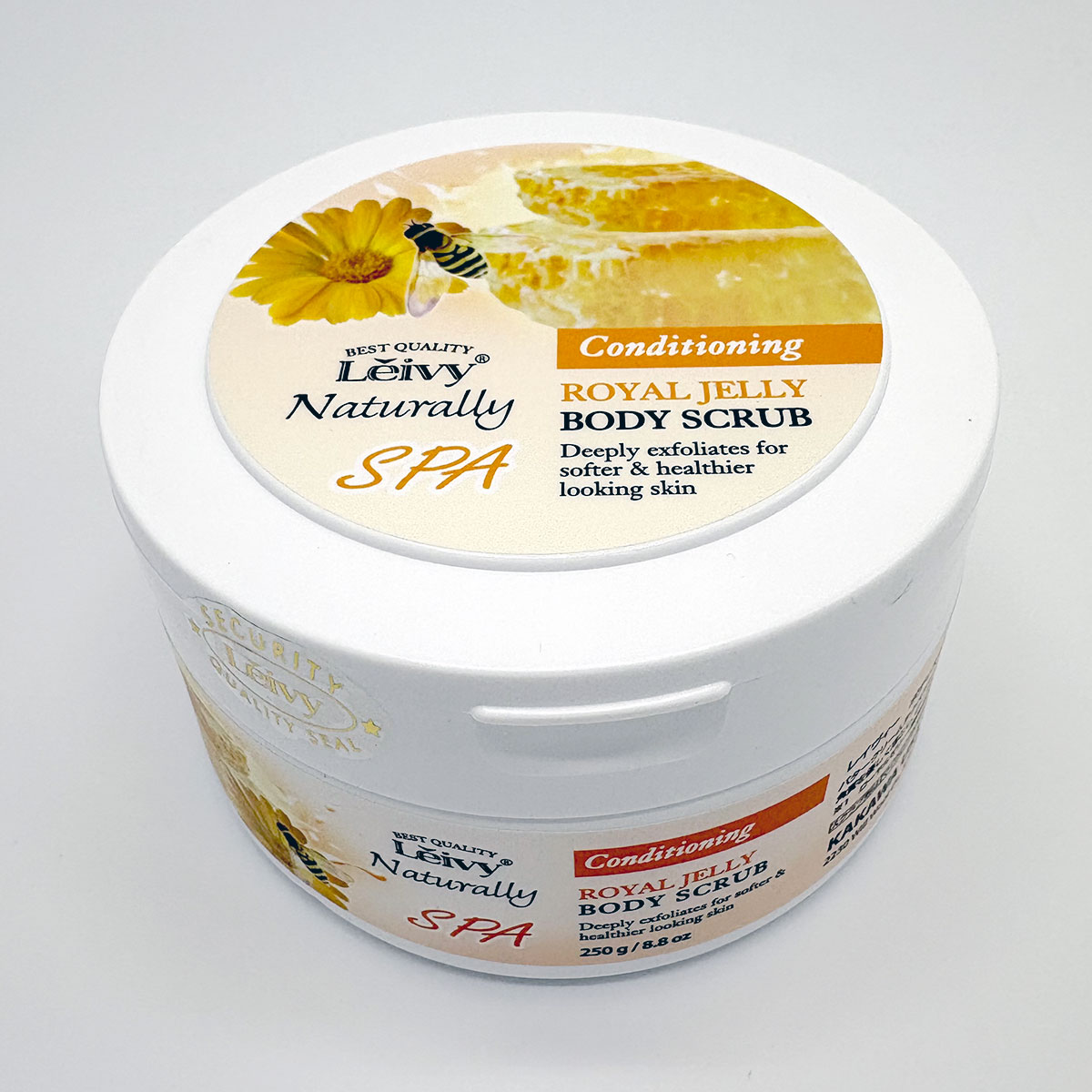 ROYAL JELLY BODY SCRUB Deeply exfoliates for softer & healthier looking skin 250g